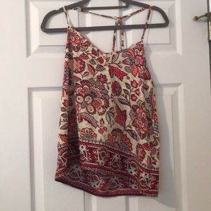 Hollister Flowery Tank Top